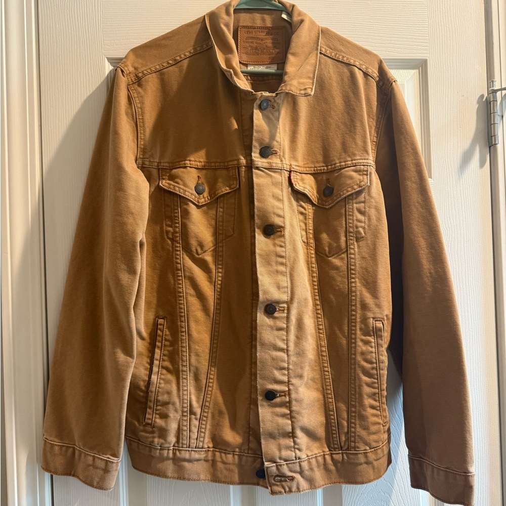 Levi's Tan Lightweight Shirt Jacket Classic Design